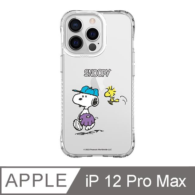 TOYSELECT 拓伊生活 iPhone 12 Pro Max 6.7吋 SNOOPY史努比 棒球捕手抗黃防摔iPhone手機殼