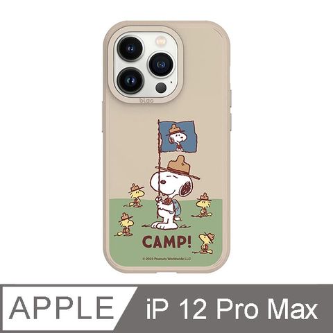 TOYSELECT 拓伊生活 iPhone 12 Pro Max 6.7吋 SNOOPY史努比 CAMP峽谷強悍MagSafe iPhone手機殼