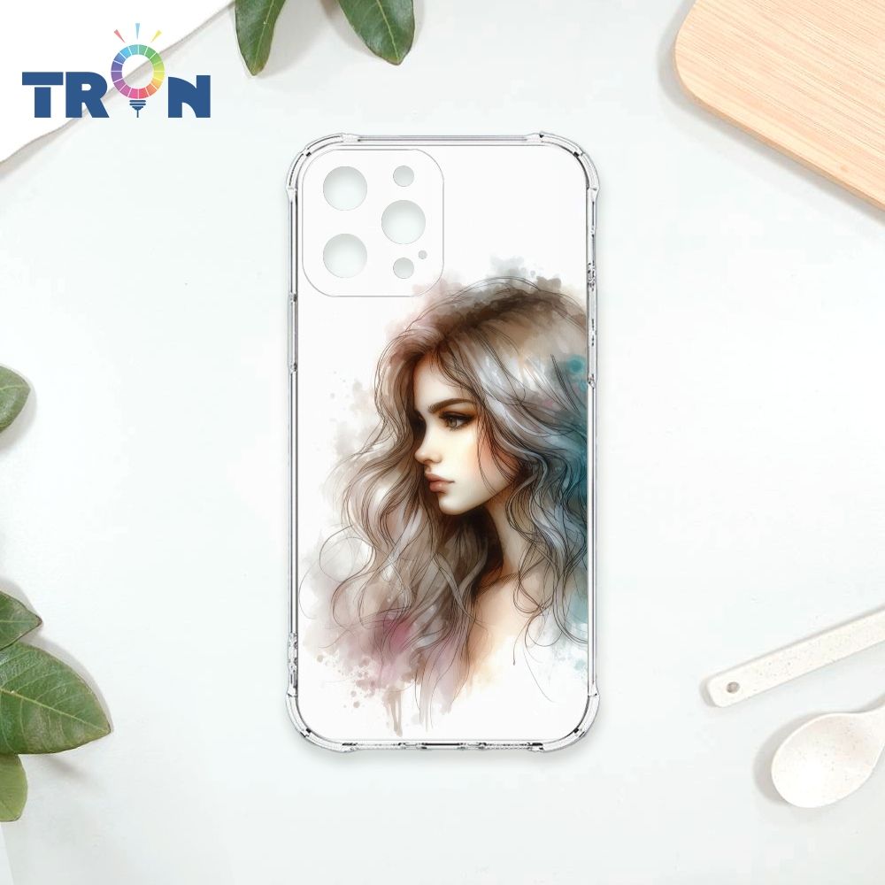  TRON IPhone 12 PRO MAX 不愛笑的女孩 四角防摔殼 手機殼