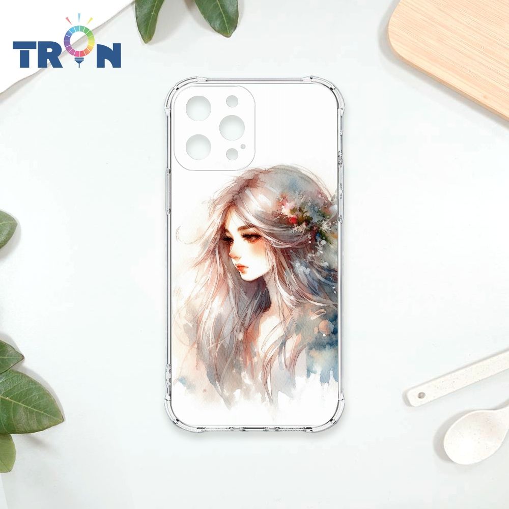  TRON IPhone 12 PRO MAX 不愛笑的女孩 四角防摔殼 手機殼