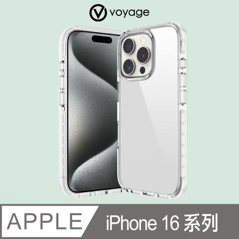 VOYAGE 超軍規防摔保護殼Pure Clear 純淨-iPhone 16 / 16 Plus / 16 Pro / 16 Pro Max (支援無線充電)