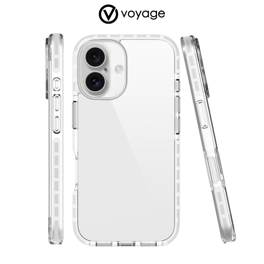 VOYAGE 超軍規防摔保護殼Pure Clear 純淨-iPhone 16 / 16 Plus / 16 Pro / 16 Pro Max (支援無線充電)