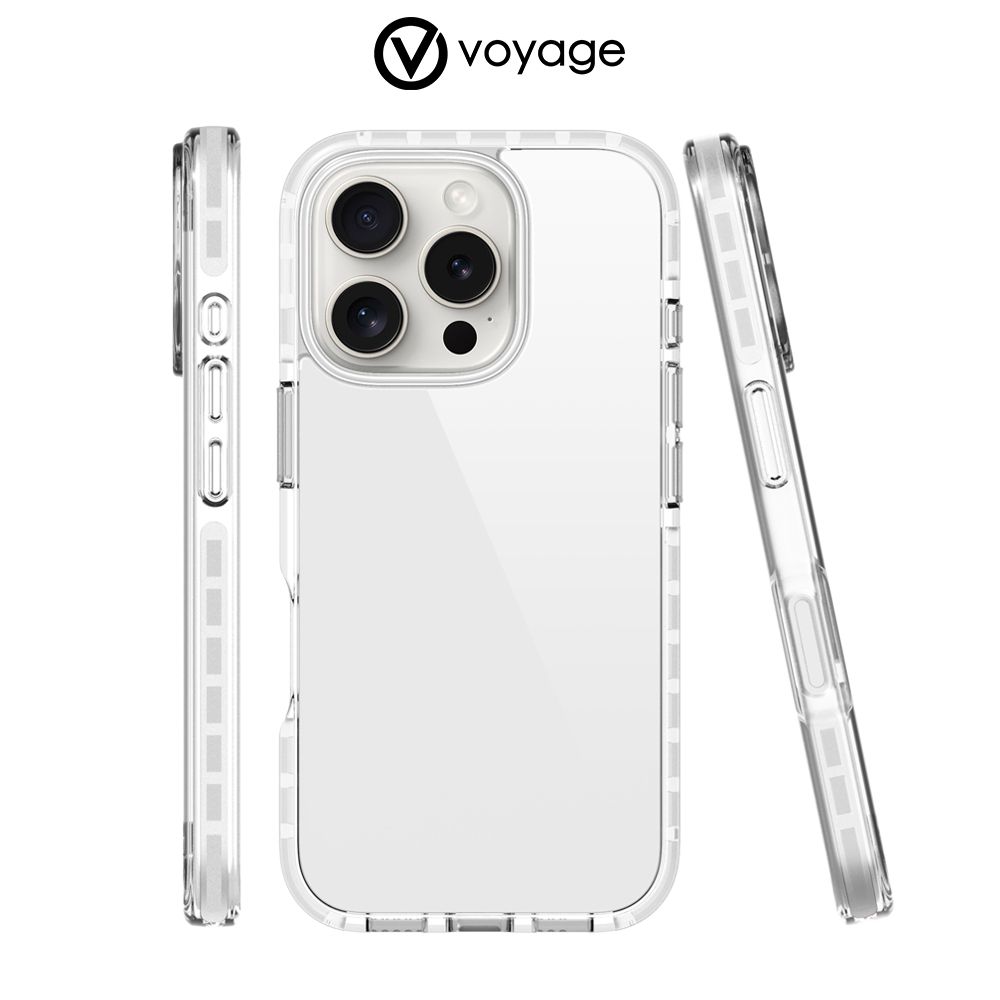 VOYAGE 超軍規防摔保護殼Pure Clear 純淨-iPhone 16 / 16 Plus / 16 Pro / 16 Pro Max (支援無線充電)