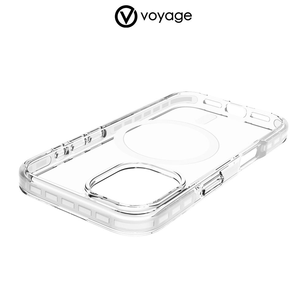 VOYAGE 超軍規防摔手機保護殼Pure Clear+ iPhone 16 / 16 Plus / 16 Pro / 16 Pro Max (Magsafe磁吸無線充電)