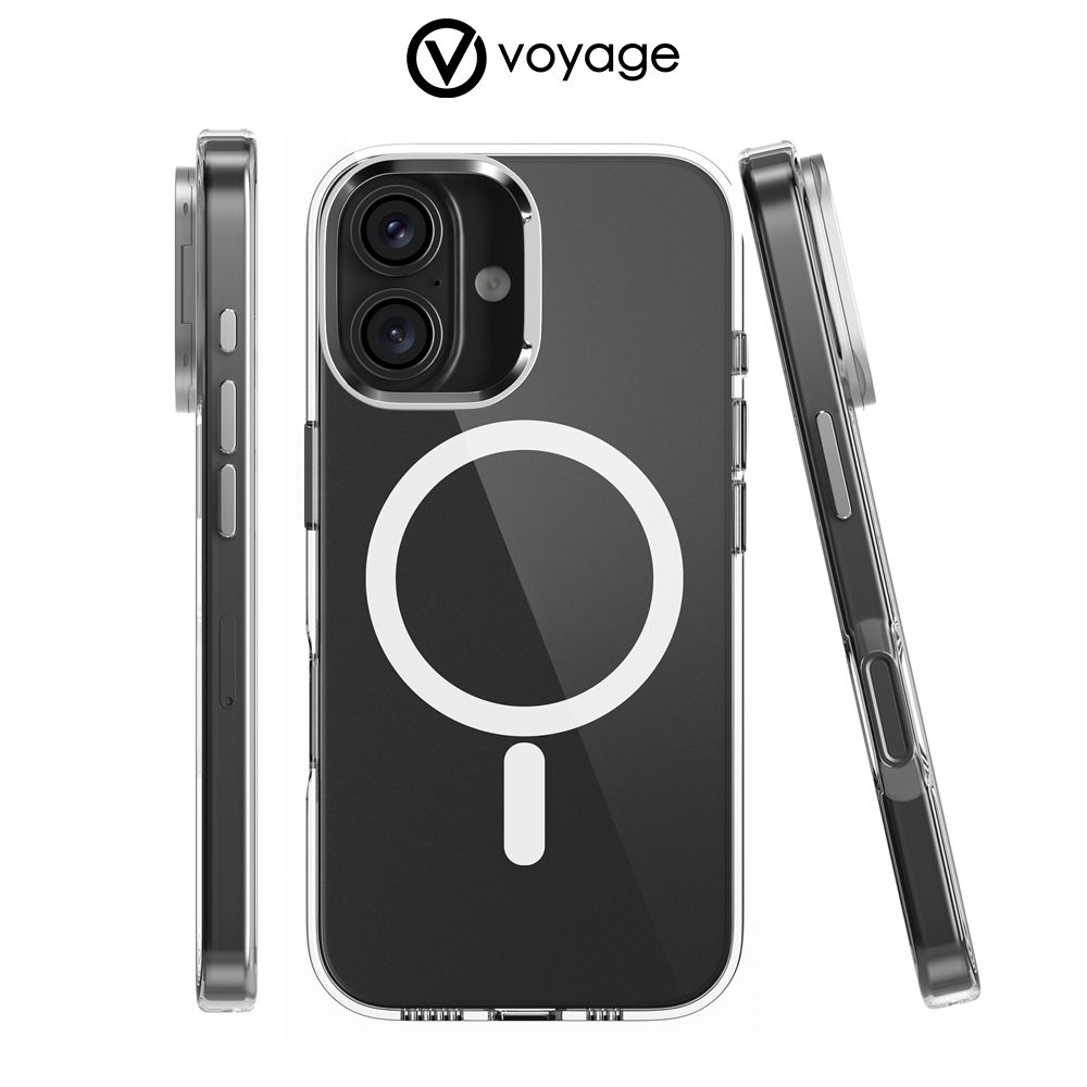 VOYAGE 超衝擊抗黃清透保護殼Pure MAG+ iPhone 16 / 16 Plus / 16 Pro / 16 Pro Max(兼容Magsafe磁吸無線充電)