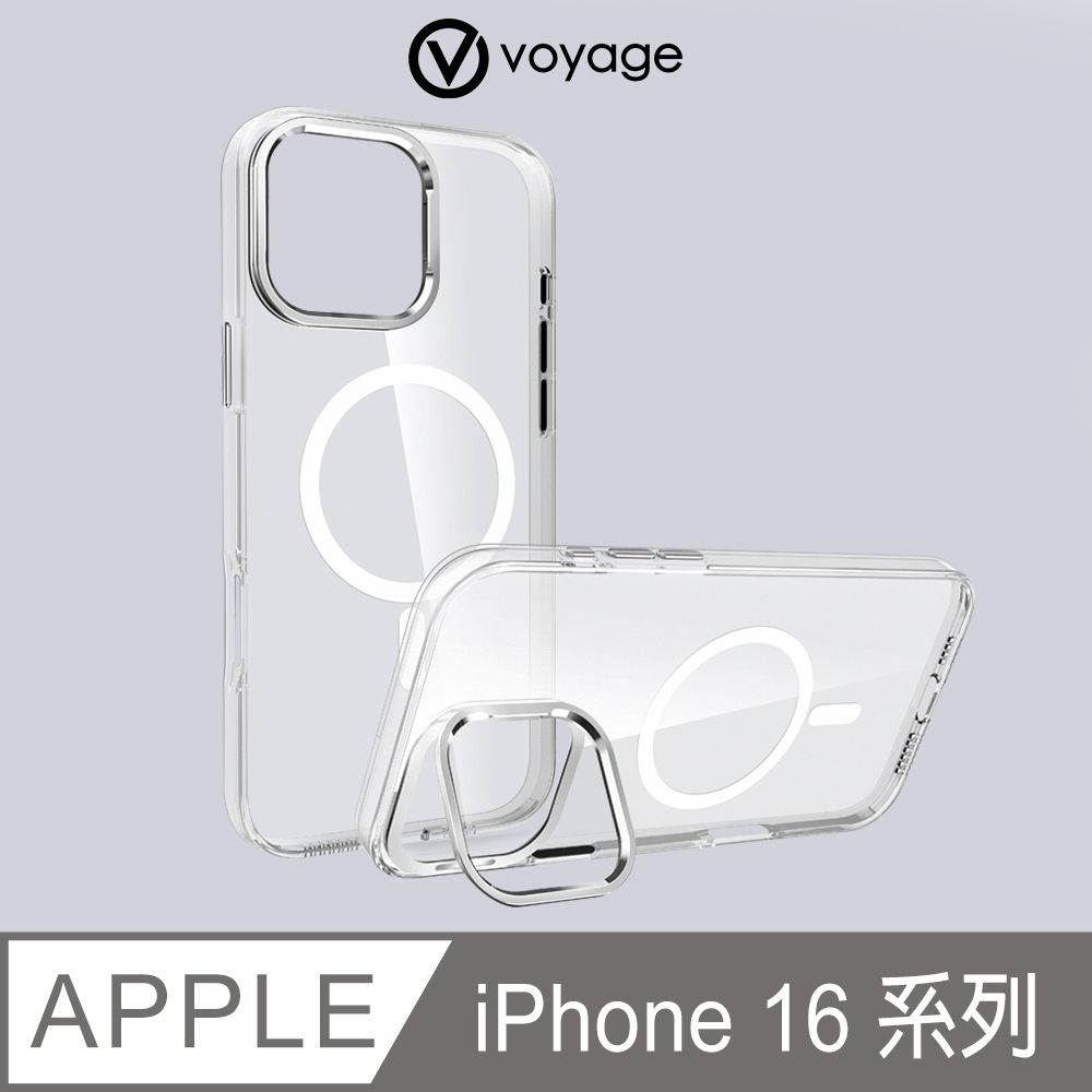 VOYAGE 超衝擊抗黃清透手機保護殼Pure MAG+ iPhone 16 / 16 Plus / 16 Pro / 16 Pro Max(Magsafe磁吸無線充電)