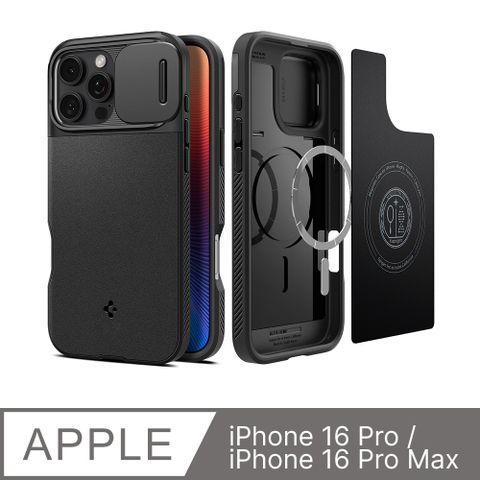 spigen iPhone 16 Pro/Pro Max_Optik Armor MagFit-磁吸軍規防摔保護殼