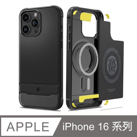 spigen iPhone 16 Pro/Pro Max Rugged Armor MagFit 磁吸軍規防摔保護殼