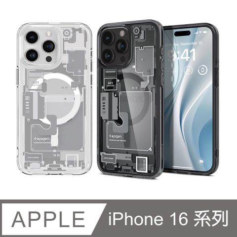 spigen iPhone 16/Plus/Pro/Pro Max_Ultra Hybrid MagFit-磁吸防摔保護殼(透視結構)