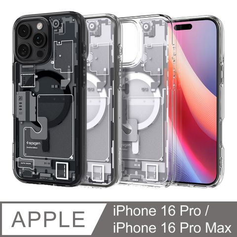 spigen iPhone 16 Pro/Pro Max Ultra Hybrid MagFit-磁吸防摔保護殼(透視結構)