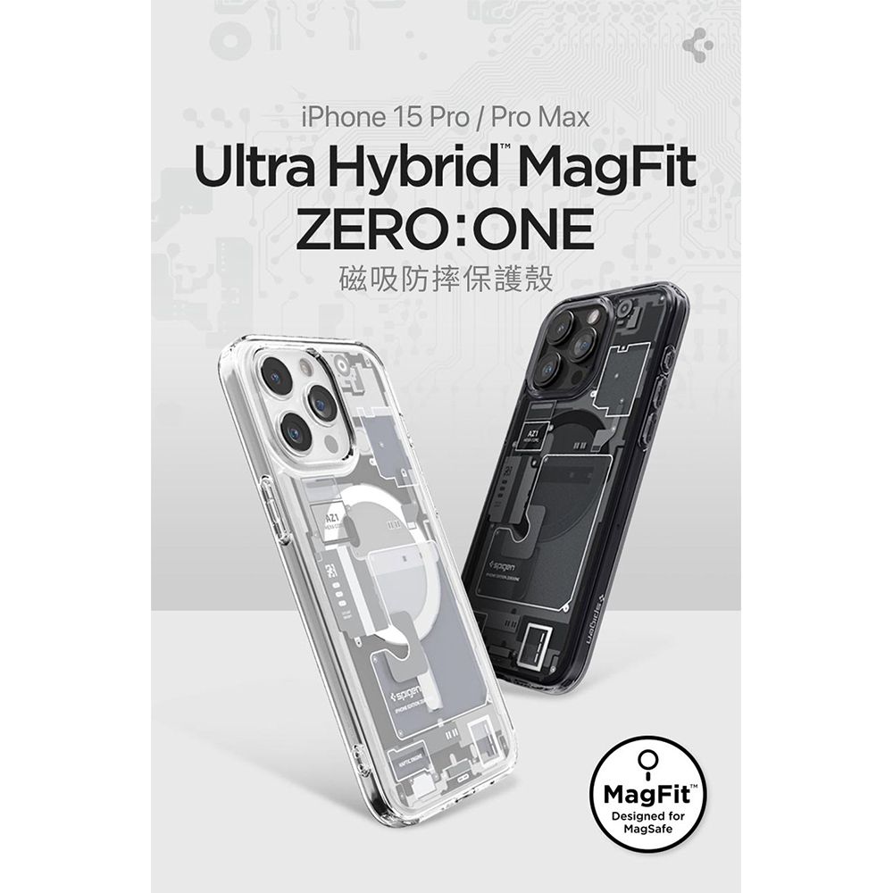 spigen iPhone 16/Plus/Pro/Pro Max_Ultra Hybrid MagFit-磁吸防摔保護殼(透視結構)