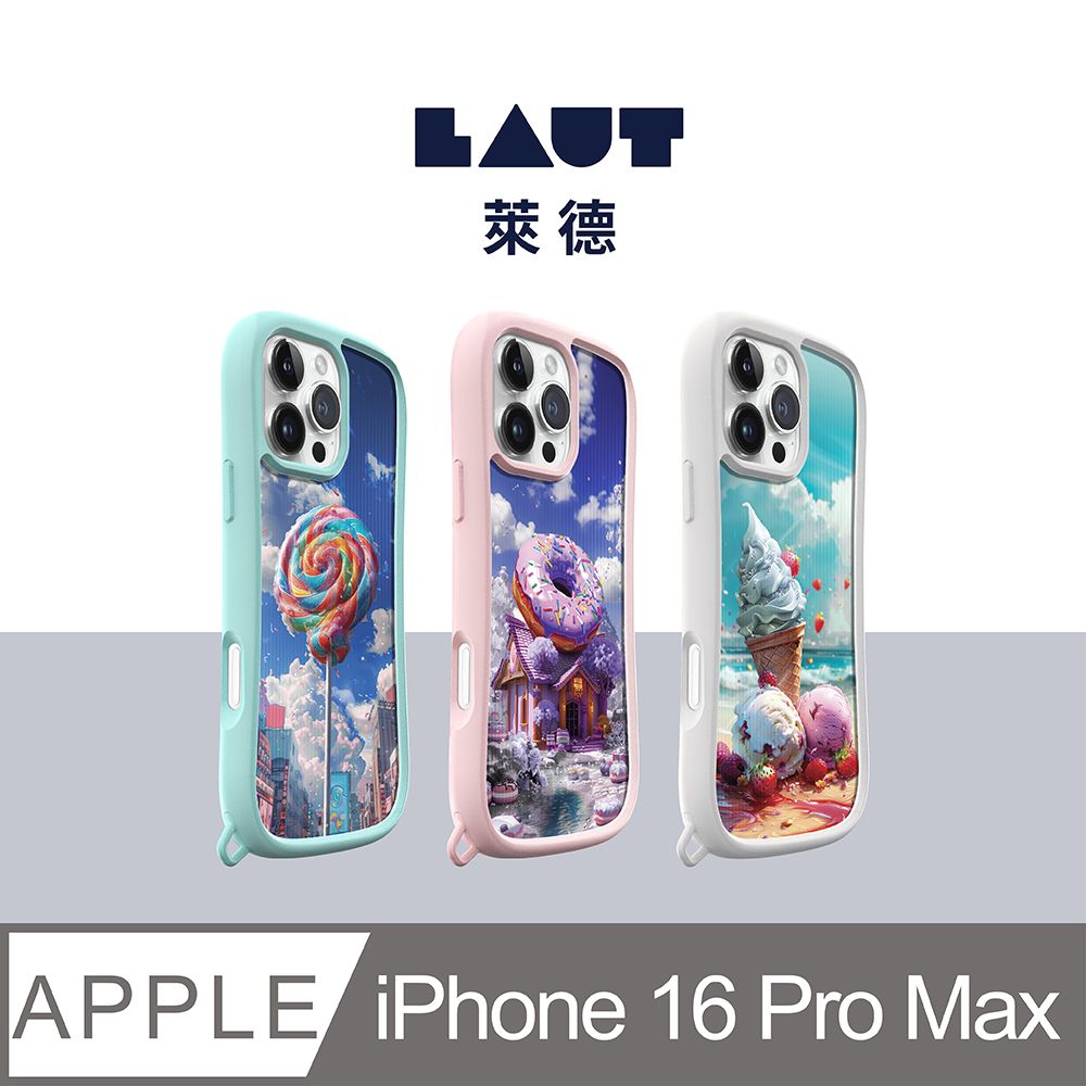 LAUT 萊德 iPhone 16 Pro Max 磁吸耐衝擊保護殼-3D款