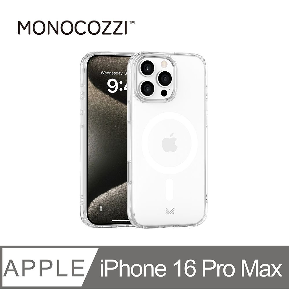 MONOCOZZI iPhone 16 Pro Max 磁吸防摔透明保護殼