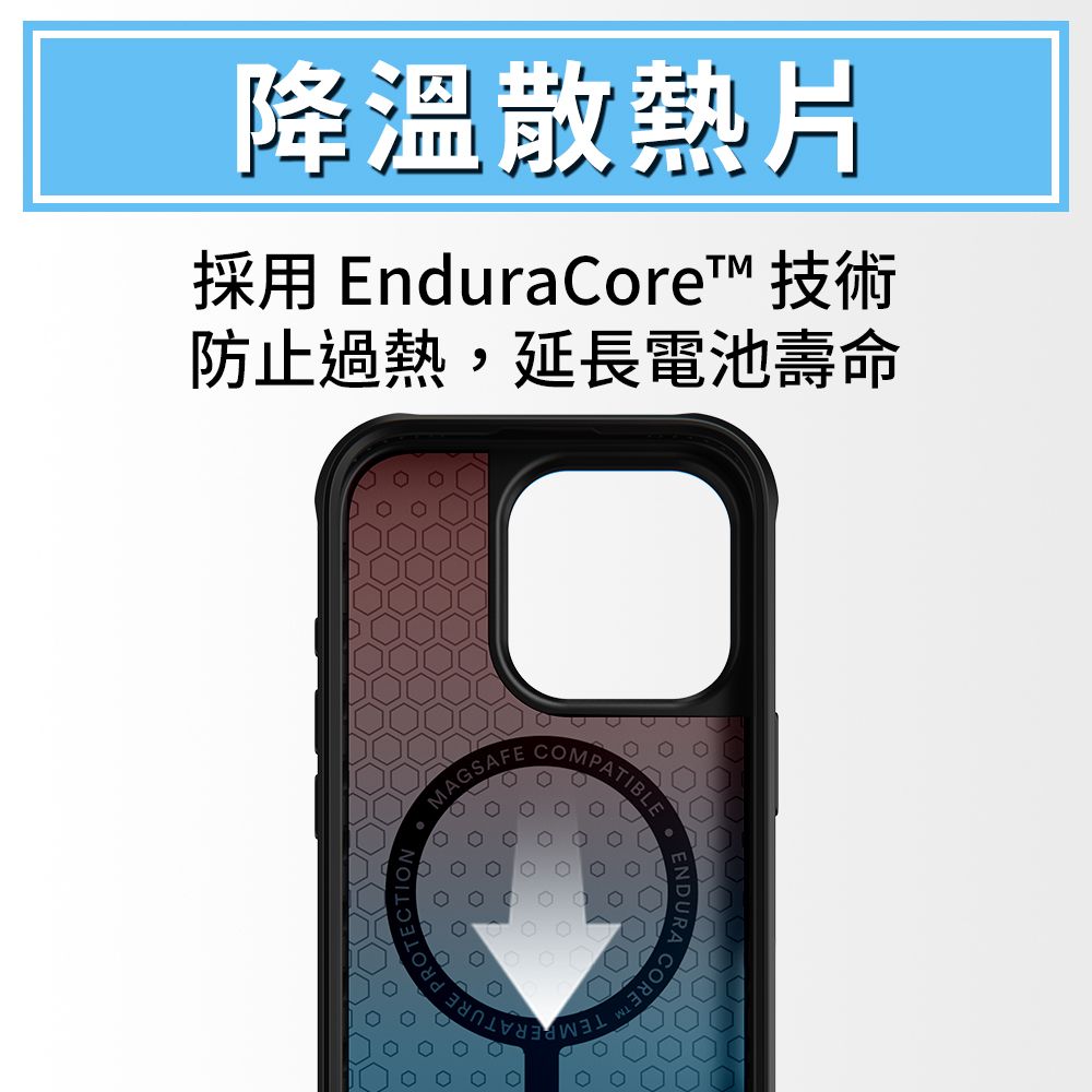 BodyGuardz iPhone 16 系列 Paradigm Pro 散熱氣道防摔抗菌手機殼 - 貴族黑