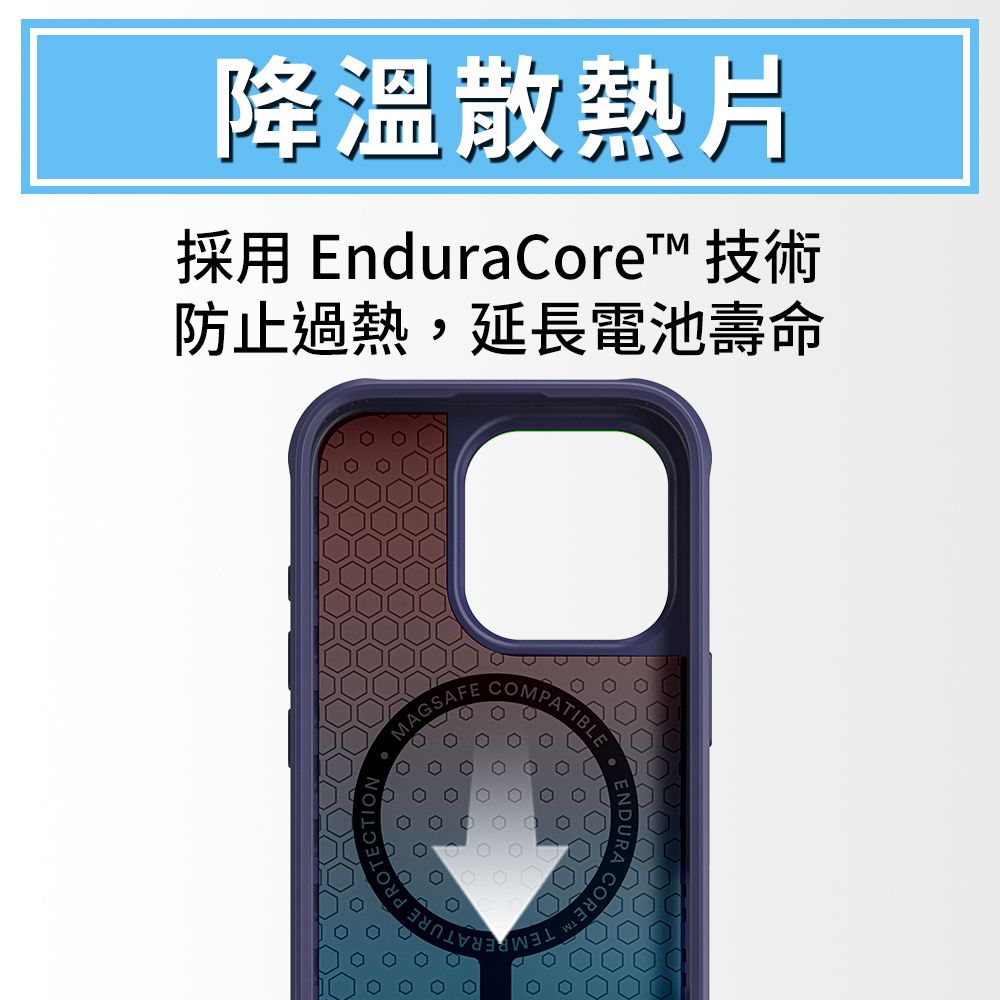 BodyGuardz iPhone 16 系列 Paradigm Pro 散熱氣道防摔抗菌手機殼 - 羅蘭紫