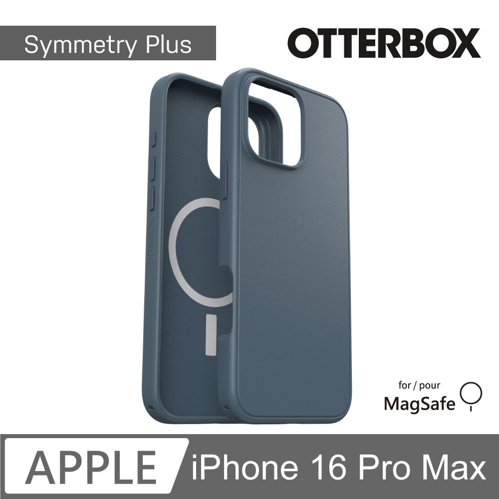 OTTERBOX iPhone 16 Pro Max 6.9吋 Symmetry Plus 炫彩幾何保護殼-藍(支援MagSafe)