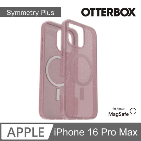 OTTERBOX iPhone 16 Pro Max 6.9吋 Symmetry Plus 炫彩幾何保護殼-透粉(支援MagSafe)