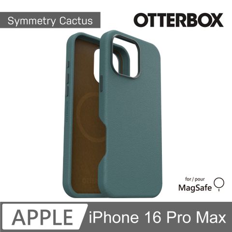 OTTERBOX iPhone 16 Pro Max 6.9吋 Symmetry Cactus 炫彩仙人掌皮革保護殼-綠(支援MagSafe)