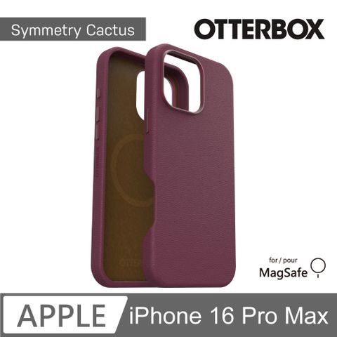 OTTERBOX iPhone 16 Pro Max 6.9吋 Symmetry Cactus 炫彩仙人掌皮革保護殼-紅(支援MagSafe)