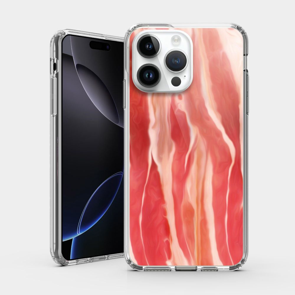 PIXOSTYLE iPhone 雙層耐衝擊保護殼 培根 PS268