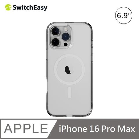 SwitchEasy 魚骨牌 NUDE M iPhone 16 Pro Max 6.9吋磁吸軍規防摔保護殼(支援MagSafe)