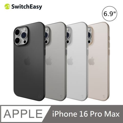 SwitchEasy 魚骨牌 iPhone 16 Pro Max 6.9吋 0.35超薄霧面保護殼