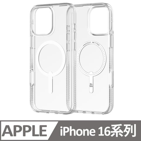 ZAGG iPhone 16 / 16 Plus / 16 Pro / 16 Pro Max 透明磁吸防摔保護殼