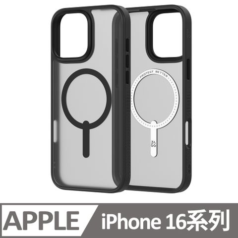 ZAGG iPhone 16 / 16 Plus / 16 Pro / 16 Pro Max 漢普頓磁吸款防摔保護殼