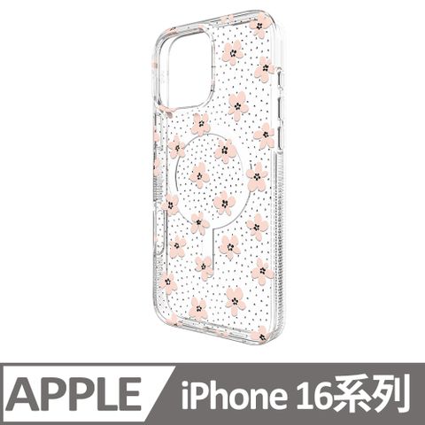 ZAGG iPhone 16 / 16 Plus / 16 Pro / 16 Pro Max 粉色小雛菊 米蘭磁吸款-石墨烯防摔保護殼
