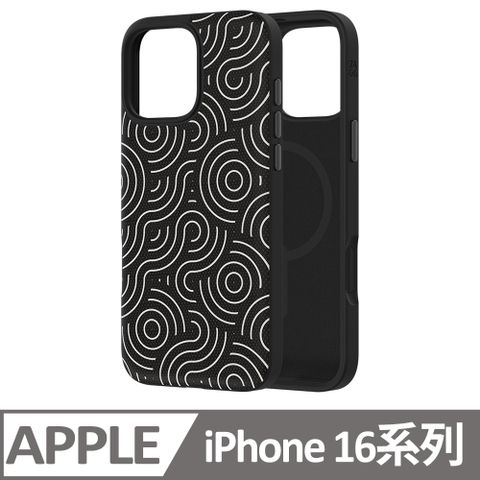 ZAGG iPhone 16 / 16 Plus / 16 Pro / 16 Pro Max 石墨海波 倫敦磁吸款-石墨烯防摔保護殼