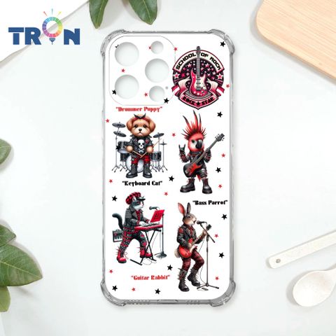 TRON IPhone 16 Pro Max 毛孩搖滾教室 四角防摔殼 手機殼