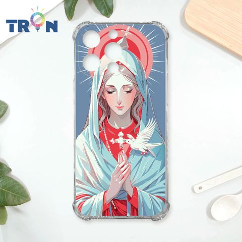 TRON IPhone 16 Pro Max 聖母水彩 四角防摔殼 手機殼