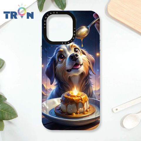 TRON iPhone 16 Pro Max 吃布丁的動物 太空殼 透白款 手機殼