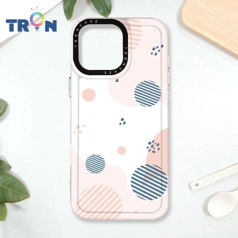 TRON IPhone 16 Pro Max 和風圓點棉球系列 太空殼 透黑款 手機殼