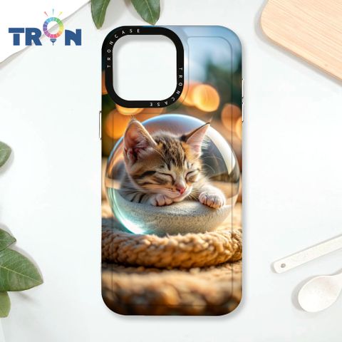 TRON IPhone 16 Pro Max 水晶球裡的動物們-1 太空殼 透黑款 手機殼