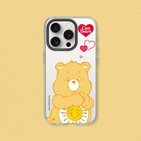 【犀牛盾】iPhone 16系列Clear透明防摔手機殼｜Care Bears系列-Funshine Bear