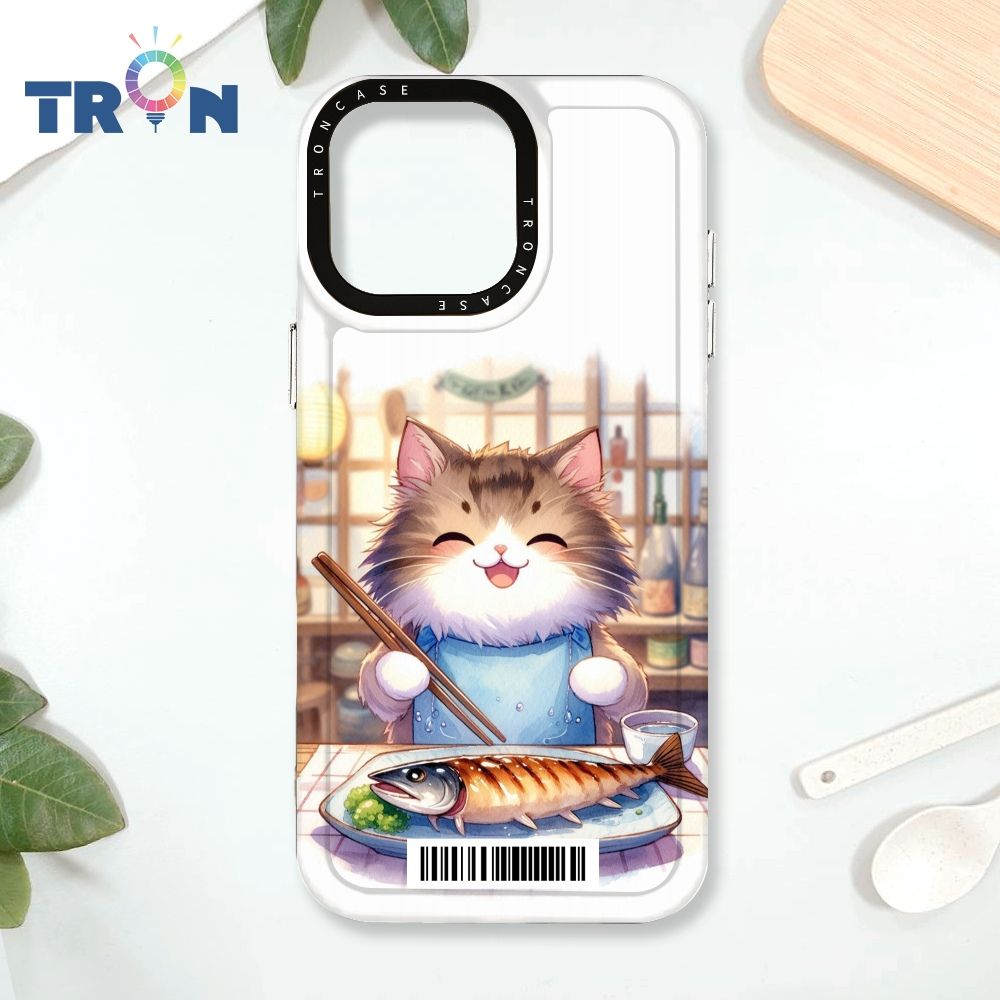  TRON IPhone 16 Pro Max 貓咪美食評鑑家  載具 太空殼 透黑款 手機殼