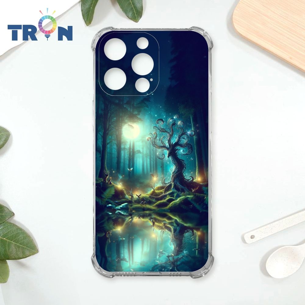  TRON IPhone 16 Pro Max 奇幻森林系列 四角防摔殼 手機殼