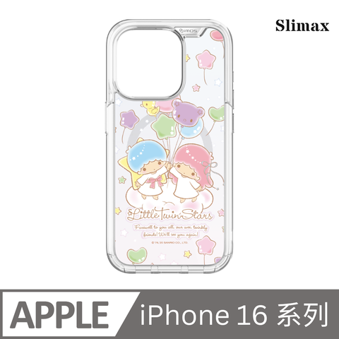 Slimax 雙星仙子 氣球 x imos 磁吸軍規手機殼 膜料包膜獨家款 iPhone 16 / Plus / Pro / Pro Max (H-026)