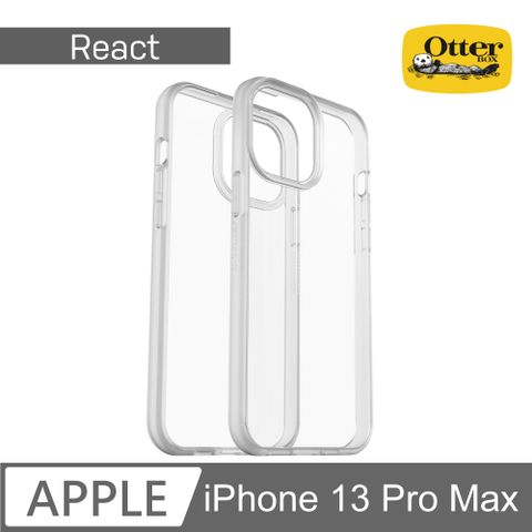 OTTERBOX iPhone 13 Pro Max React輕透防摔殼-透明