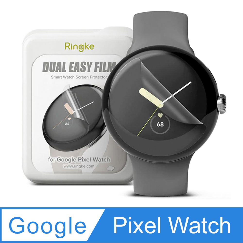 Rearth  Ringke Google Pixel Watch 抗衝擊螢幕保護貼(3片裝)