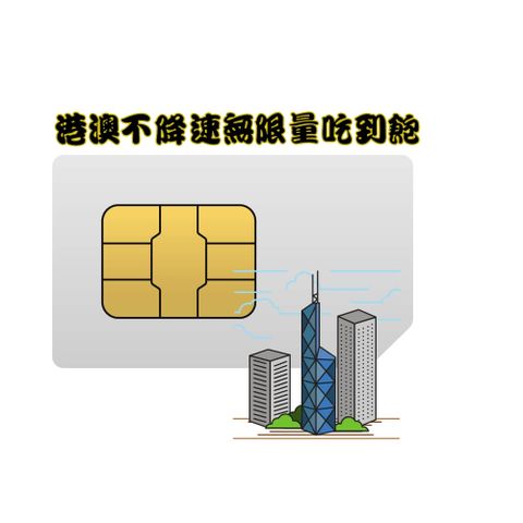 【黑鑽卡-香港澳門10天不降速無限量吃到飽】