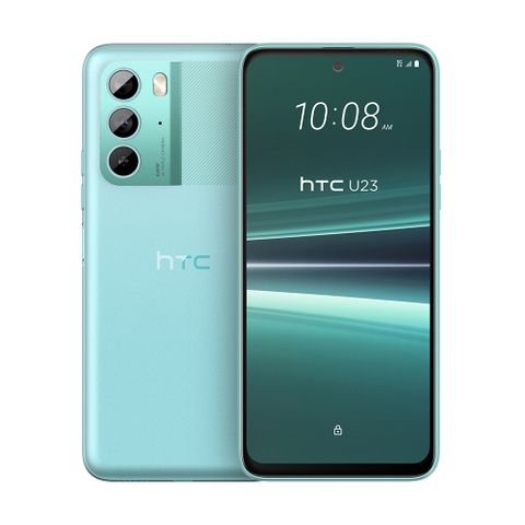 贈原廠雙料保護殼+滿版鋼保+超值贈品HTC U23 (8G/128G) 6.7吋 智慧型手機 - 水漾藍