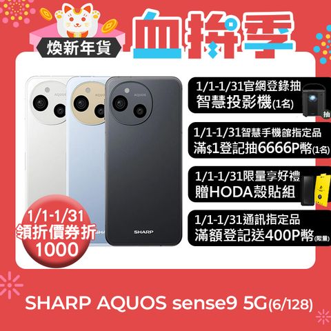 SHARP 夏普 AQUOS sense9 5G (6G/128G)