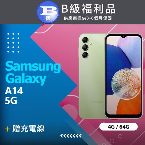 Samsung 三星 【福利品】 Galaxy A14 5G (4GB+64GB) / A146 綠