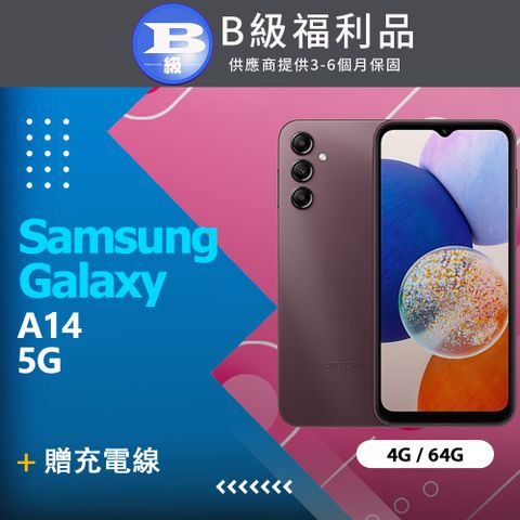 Samsung 三星 【福利品】 Galaxy A14 5G (4GB+64GB) / A146 紅