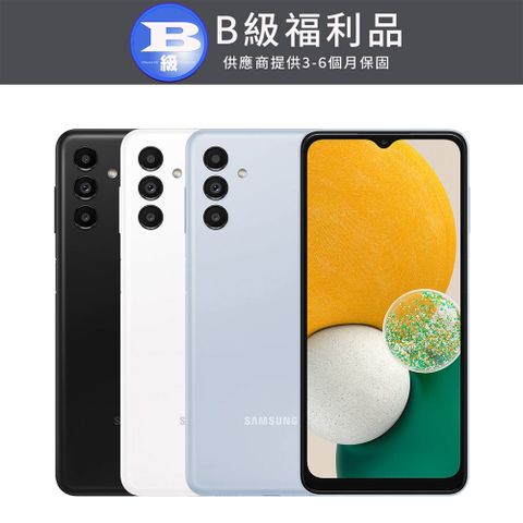 ►►► 福利品下殺 ◄◄◄Samsung Galaxy A13 (4GB/64GB)潮黑豆豆 沁白豆豆 霧藍豆豆