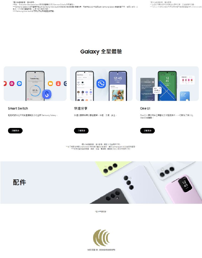 Smart Switch Samsung 配件Gaaxy 全體驗快速分享 12:4523One  l 體驗。了解1245