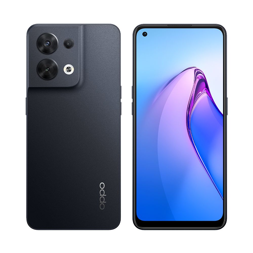 OPPO Reno8 (8G/256G) 6.4 吋5G智慧型手機 微光黑【福利品】