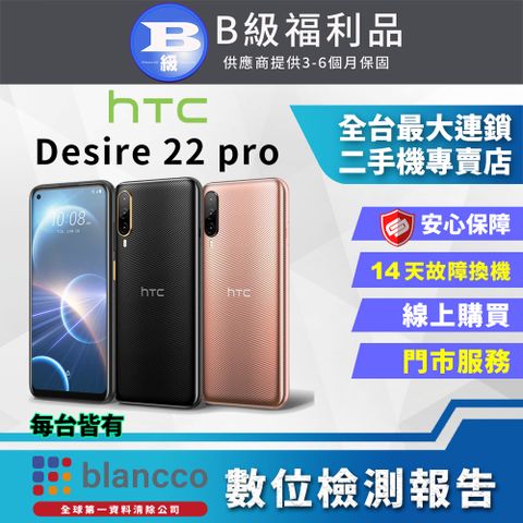 福利品限量下殺出清↘↘↘【福利品】HTC Desire 22 Pro (8G+128GB) 全機8成新